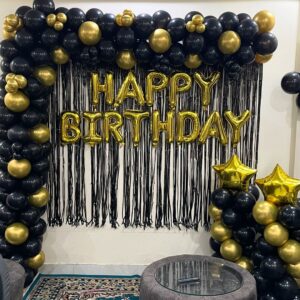 Golden Glow Party Birthday Balloon Arch Decoration