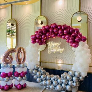 Bashful Balloons Happy Birthday Ring Decoration