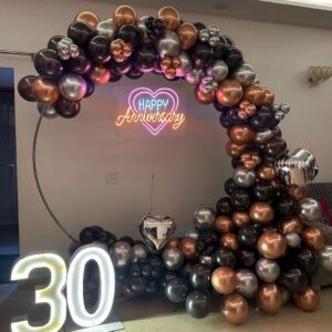 Jolly Jubilee Happy Anniversary  Ring Balloon Decoration