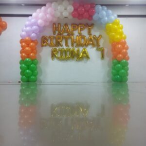 Dazzle Decor Happy Birthday Balloon Decoration