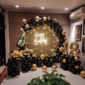 Delightful Decor Ring Happy Birthday Balloon Decoration