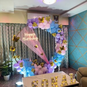 Radiant Revelry Birthday Ring Decoration