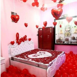 Happy Haven Love Balloon Decoration With Heart
